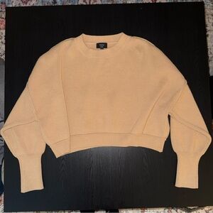 Vici Chunky Tan Cropped Sweater